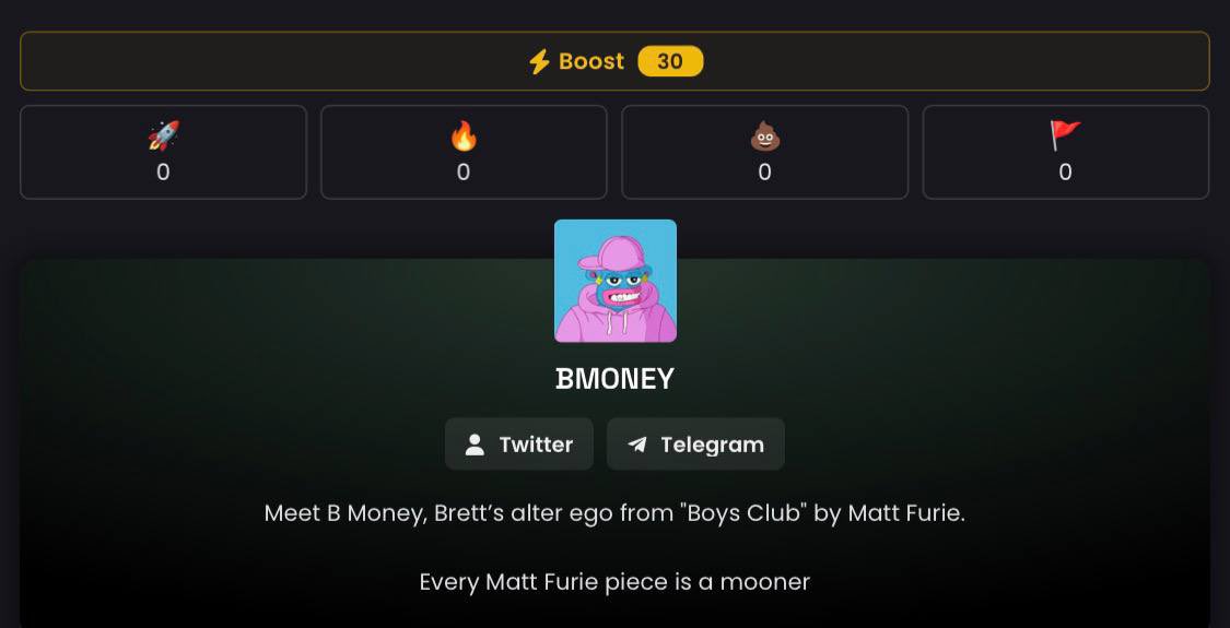 BMONEY by MATTFURIE tweet media