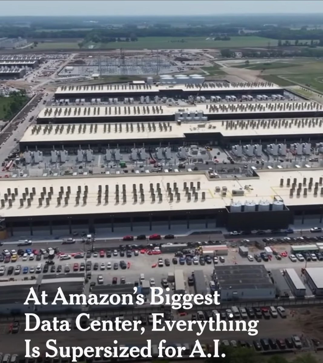 C0sM1ke's tweet image. #DataCenter #AI
12 States are pushing back on the building of data centers. 🫷 

Do we really need to be in such a hurry to build the technology that will take our jobs?

These moves are largely driven by concerns over ⚡ massive power consumption, strain on electrical grids,