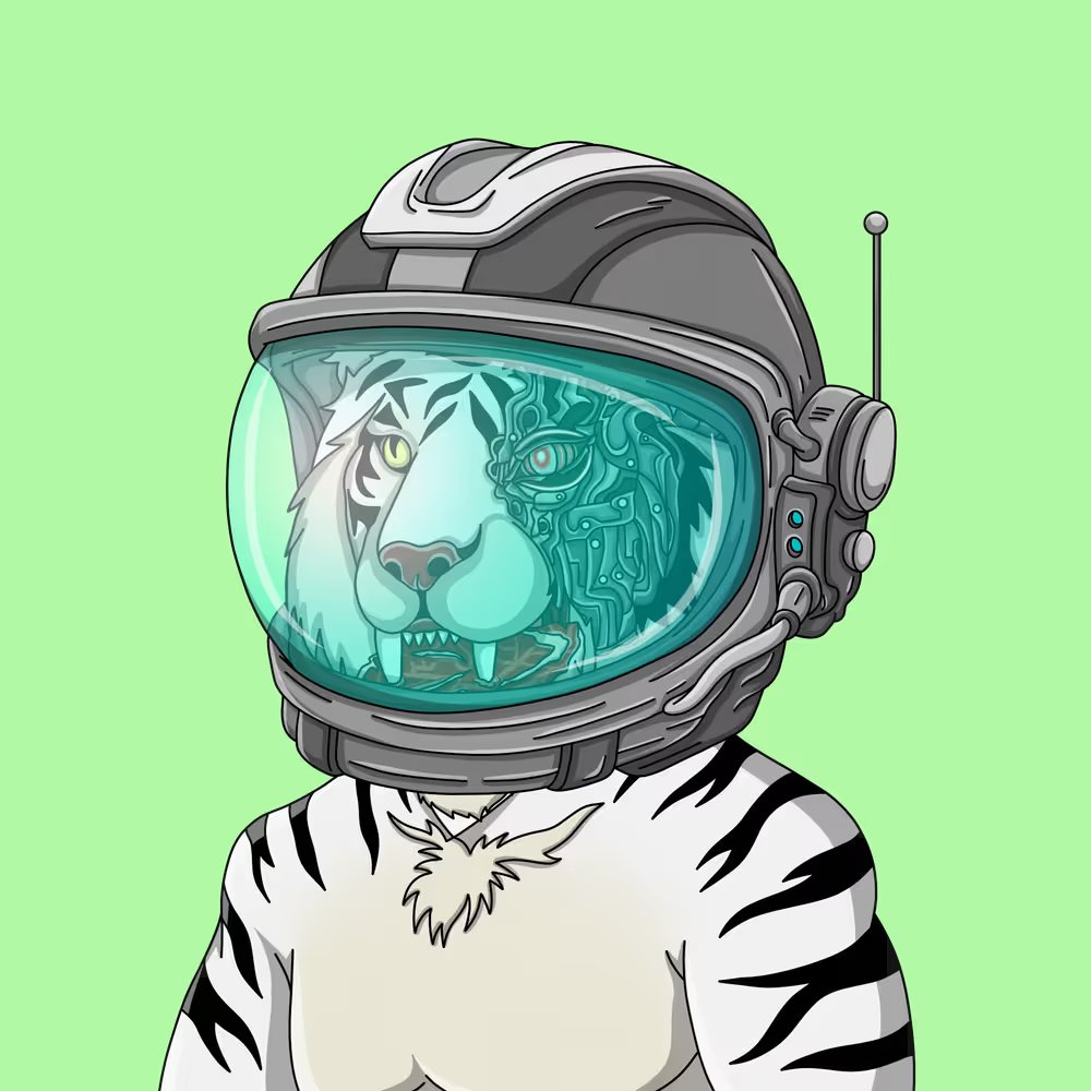 crackingcards11's tweet image. 🐯My Typical Tigers Pick of The Day🐯

Astronaut + Half Robot + Robot Eye

This White Tiger is on the floor at 215 APE rn and if you sweep it, you get a wheel spin in the discord!

opensea.io/item/ape_chain…

#SaveTheTigers #NFT #NFTs