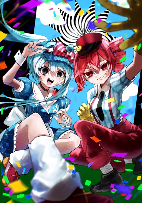 #初音ミク #重音テト ⠀ |‾‾‾‾‾‾‾‾‾‾‾‾‾‾| | 誰か、助けてね(^^ | | | ‾‾‾‾‾‾‾‾‾‾‾‾\|‾