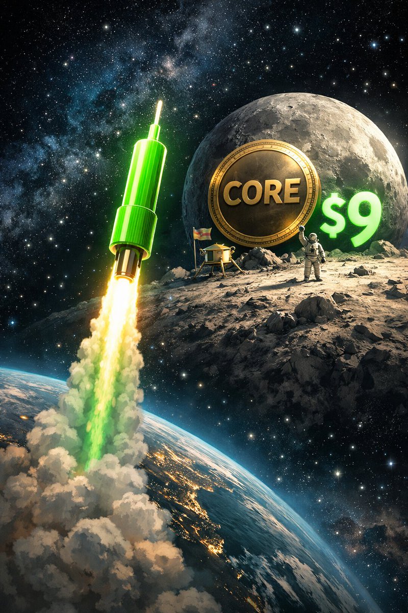 CoreGirlUpdates's tweet image. $CORE at $9 won’t be the destination  it’ll be the signal.

That’s when momentum confirms,
attention explodes,
and the 300x narrative starts making sense.

Early looks uncertain.
Late looks obvious. ⚡️🚀

#CORE #Crypto #Bitcoin #BTCFi #Altcoins #Web3