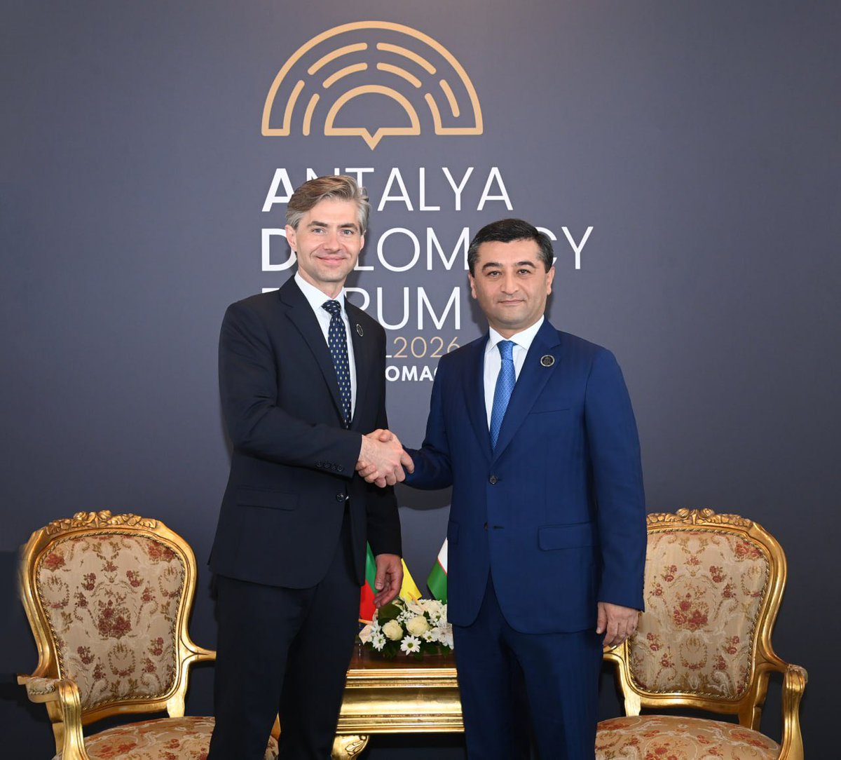 FM_Saidov's tweet image. Had a productive meeting with the Minister of Foreign Affairs of the Republic of #Lithuania H.E. @BudrysKestutis.

Our discussions focused on intensifying political dialogue, expanding trade and economic cooperation, increasing bilateral trade turnover, and deepening business