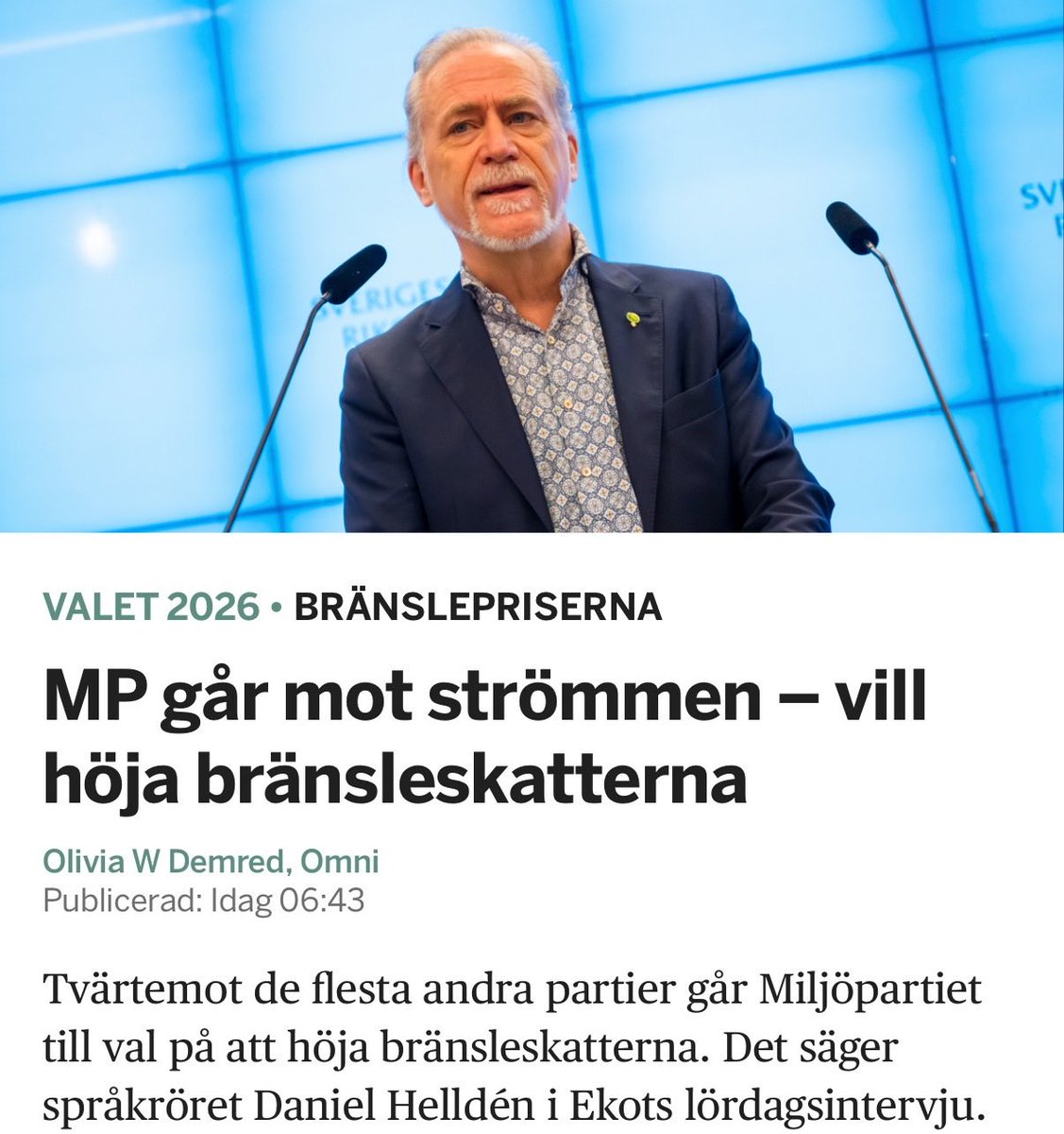Sverigedemokraterna tweet media