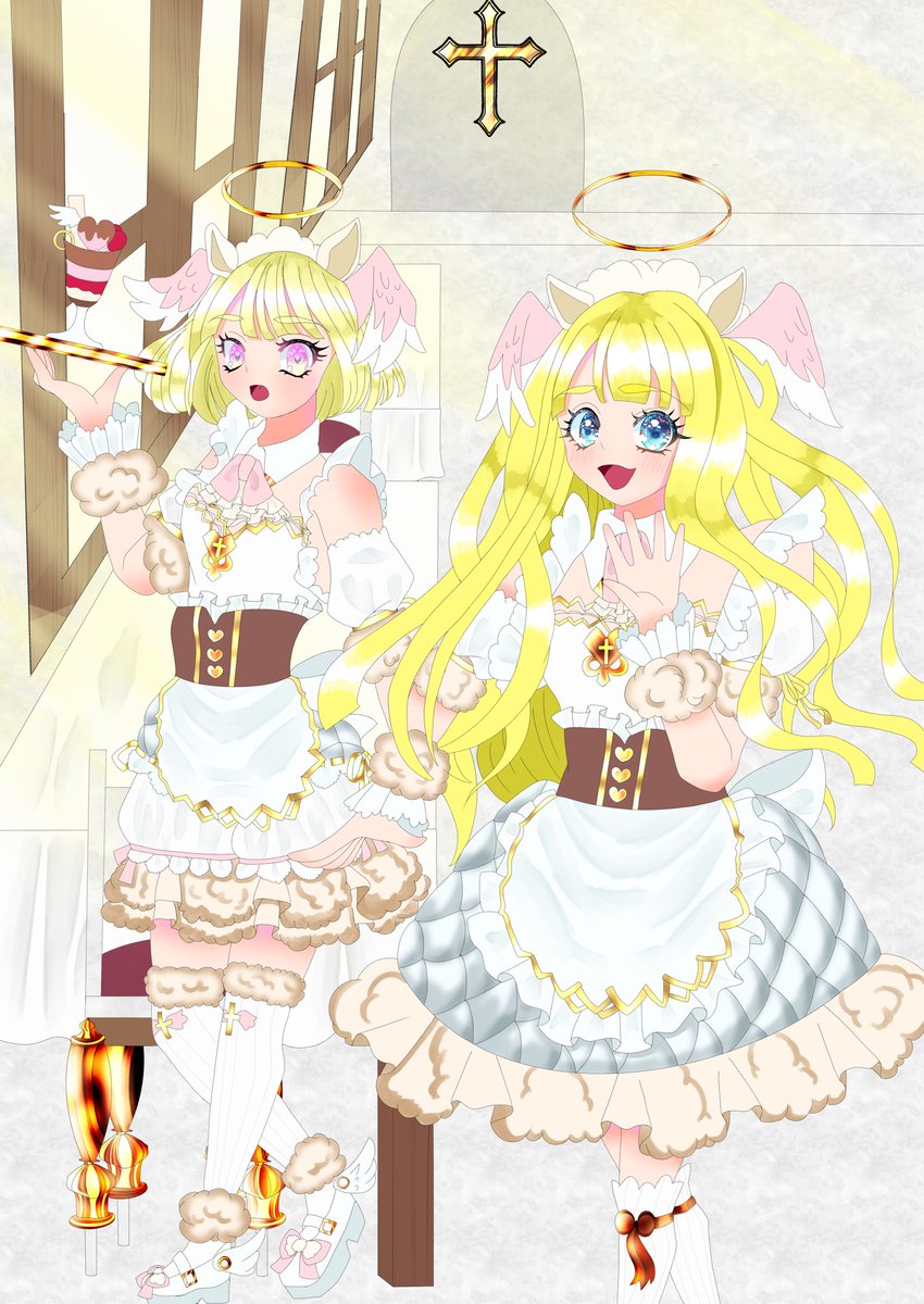 Otoha_illust9's tweet photo. 参加させて頂きます！音葉（おとは）と申します(⋆ᴗ͈ˬᴗ͈)”
主に一次創作を描いています！あと今忙しくて描けてないのですがOCのニャッピーと魔法少女系アイドルギャグ漫画の連載してたりします！よろしくお願いします🙇‍♀️
 #絵描きさん交流会 #絵描きさんフォロバ１００ https://t.co/j6fYGq9aZi