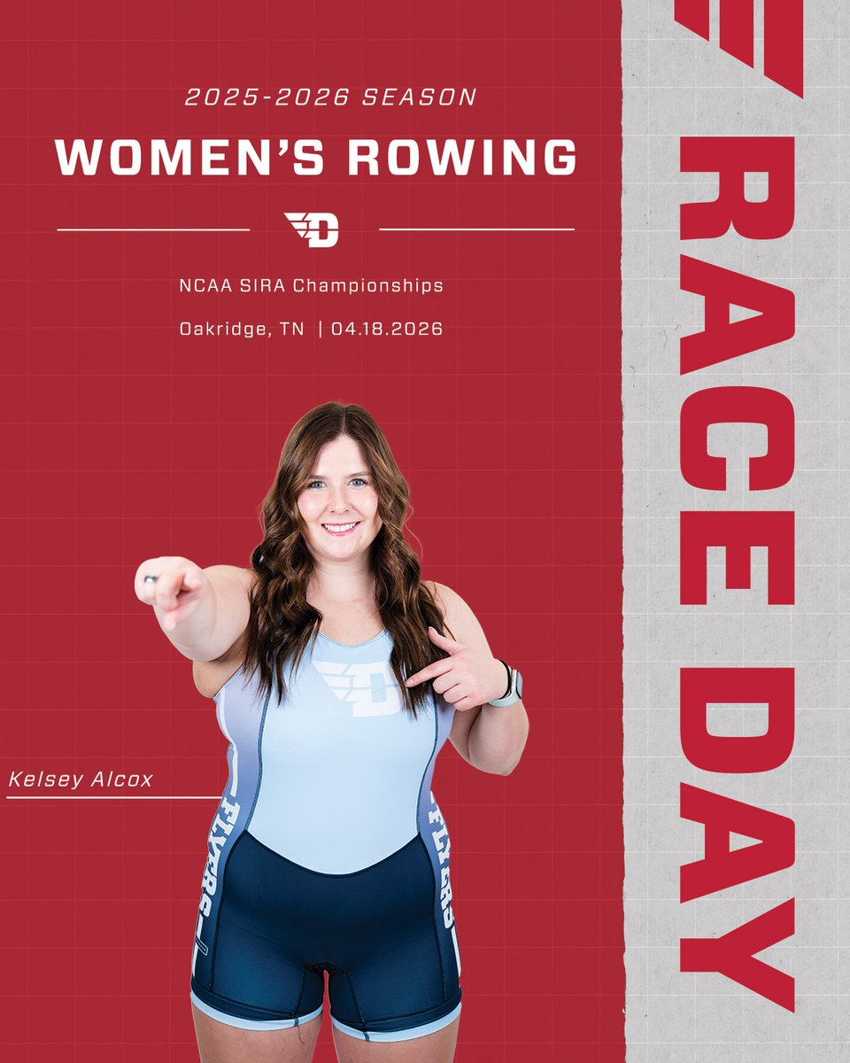 DaytonWRowing's tweet photo. Happy #RACEDAY Flyers‼️

#RowUD // #GoFlyers https://t.co/vn0t6wXc7f