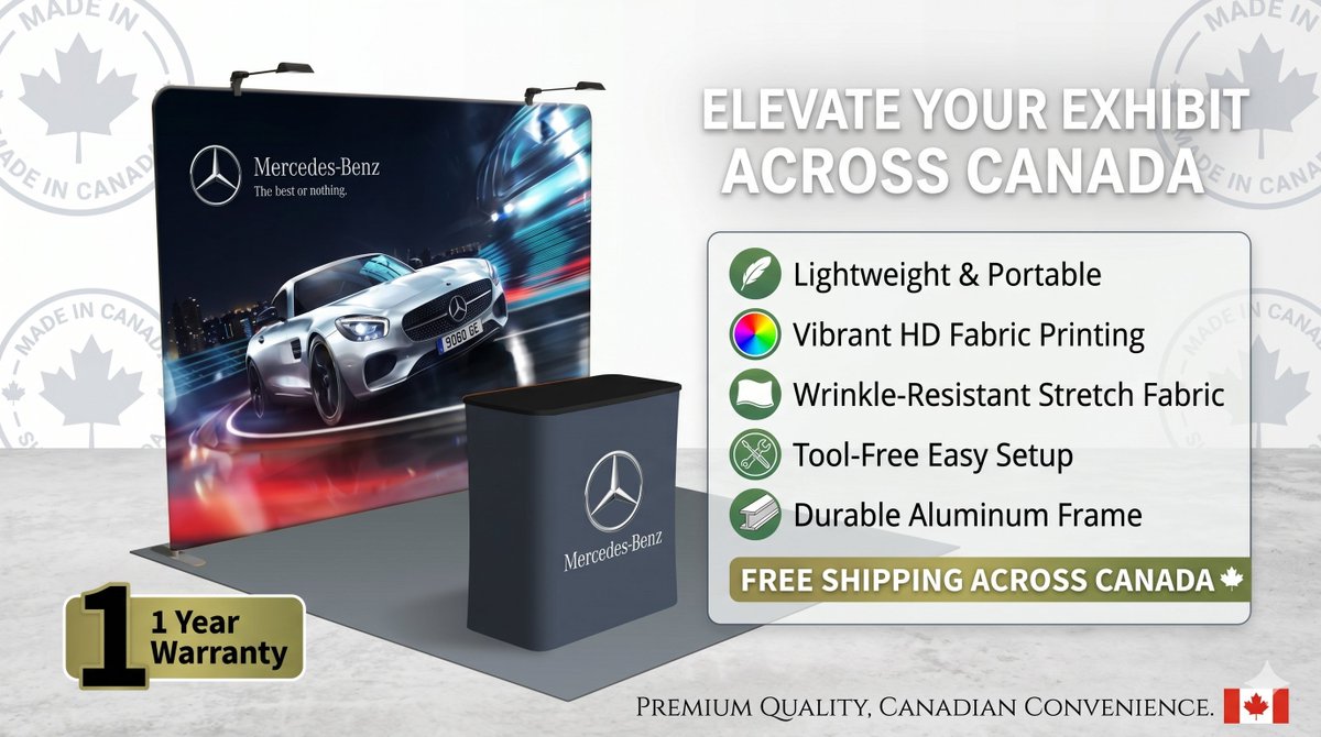 expodisplaysca's tweet image. Custom Tension Fabric Displays for Canadian Events
Upgrade your event setup with premium tension fabric displays from Expo Displays. Lightweight, portable, and custom branded for maximum impact.
expodisplays.ca/trade-show-boo…
#TensionFabricDisplay #TradeShowDisplays #CustomDisplays