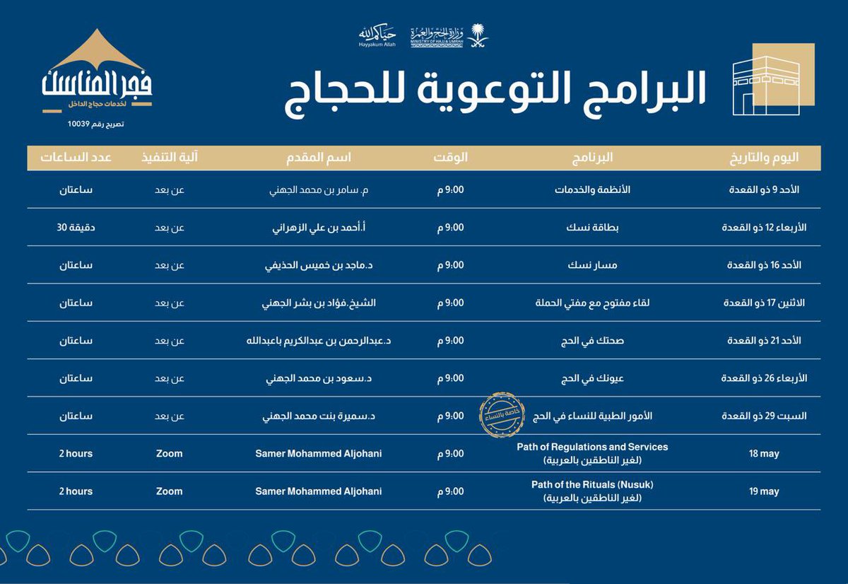 فجر المناسك tweet media