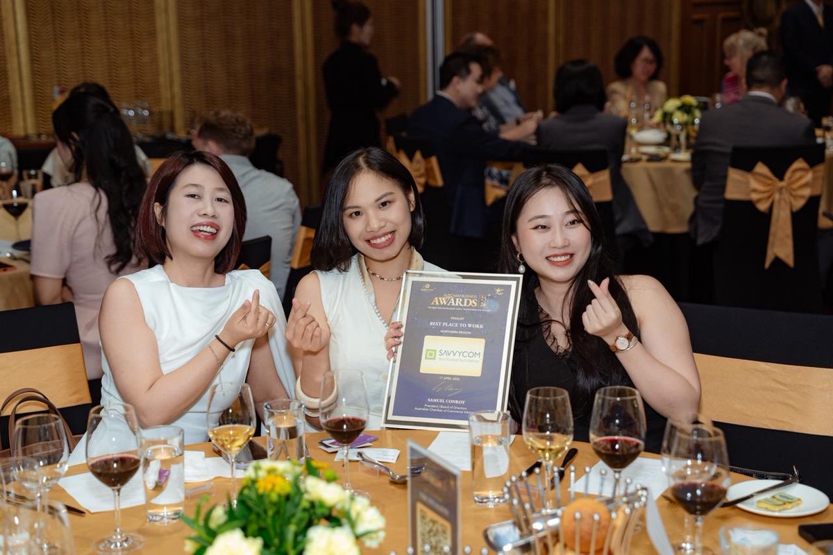 AusAmbVN's tweet photo. 🇻🇳🤝🇦🇺 Congratulations to Auscham Business Award recipients for 2025-26. Inspiring to see Australian business driving innovation, strengthening economic cooperation, and supporting sustainable growth across Vietnam. 🎊
#Auscham #Invested #CSP https://t.co/qqnvmZfHfE