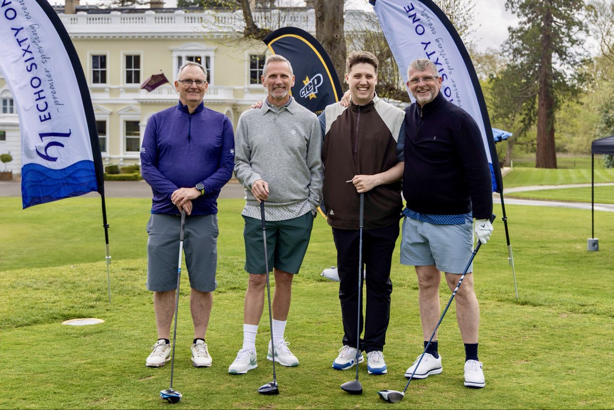echosixtyone's tweet photo. Brilliant opening Golf Day for 2026, sponsored by Crep Protect, raising money for @JE3Foundation at @BurhillGolfClub on Thursday!! Massive thank you to everyone who came for making it a truly special day! #golf #golfdays #surrey https://t.co/gEoL68XfSo