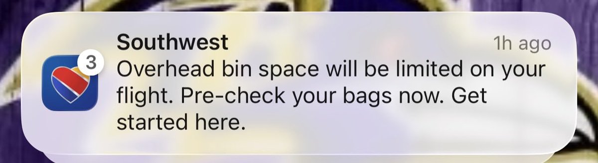 If bags were still free #Southwest maybe I would