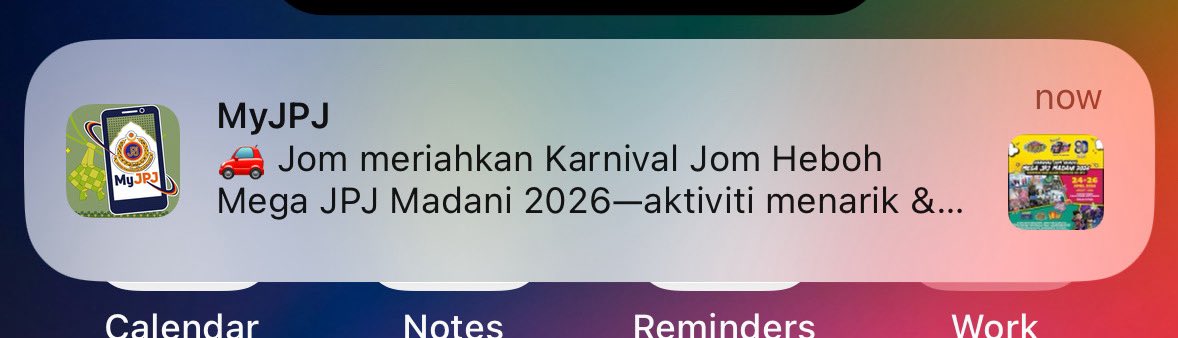 Dear <a href="/JPJ_Malaysia/">JPJ Malaysia</a> . 

Please stop with this annoying push notification.