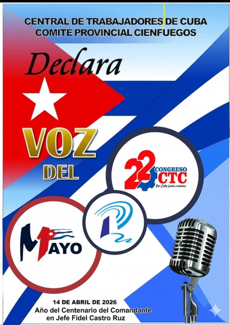 AnayMorera85's tweet photo. Los medios de prensa en Cienfuegos se declaran voz e imagen del 1 de mayo en conferencia de prensa.
#LaPatriaSeDefiende
#100fuegosVibra https://t.co/8kqztx6kSK