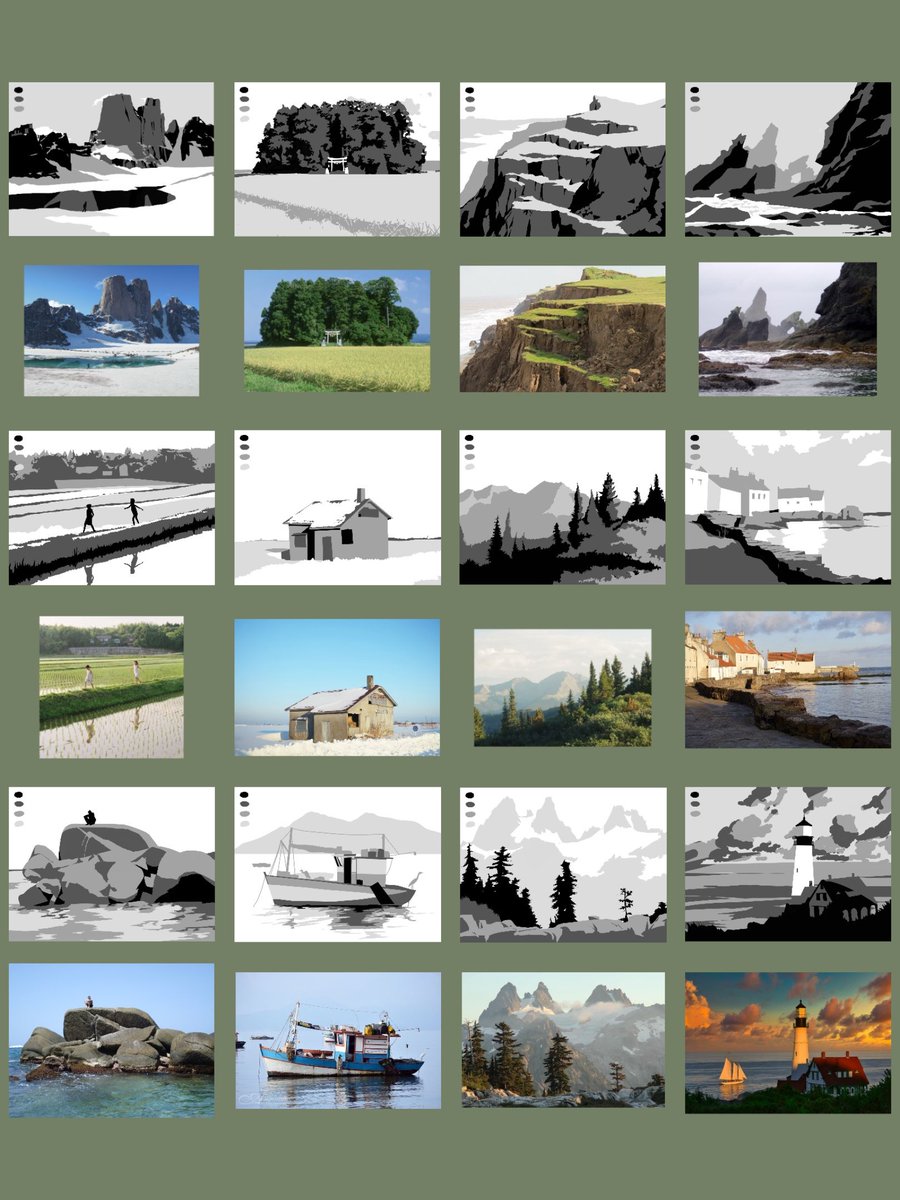 negidraws's tweet photo. landscape value study https://t.co/zOlgy45g8G