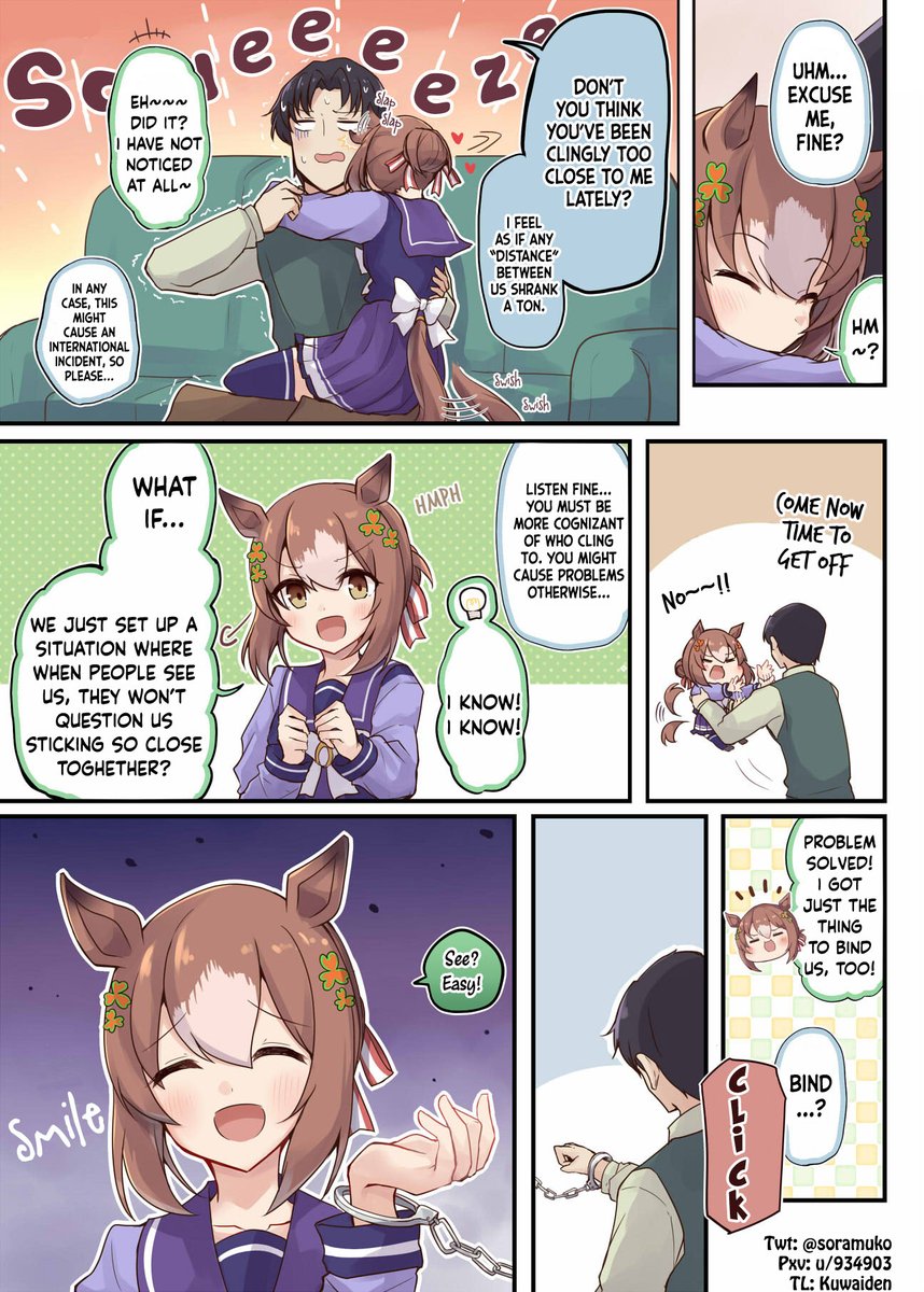 Timely Male trainer x Uma tweet media