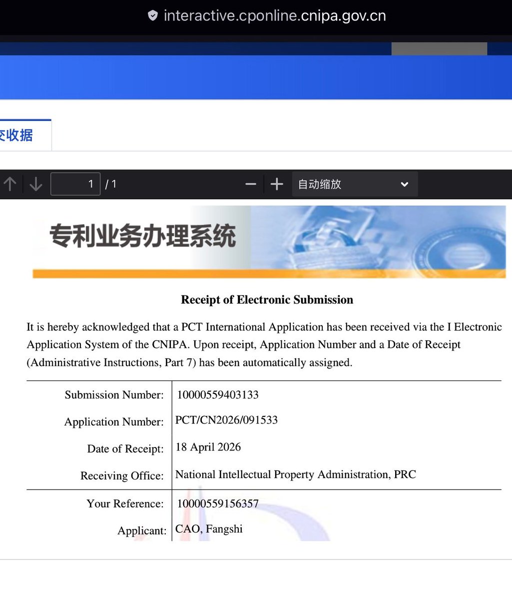 FangshiCao's tweet image. We have filed a #PCT with EPO. It defines an entirely new blue-ocean section for precision medicine, new drug and next-generation medical device  innovation. Global Top 7 #investment banks,pharmaceutical and medical device groups are welcome to cooperate under NDA  #VC #PE