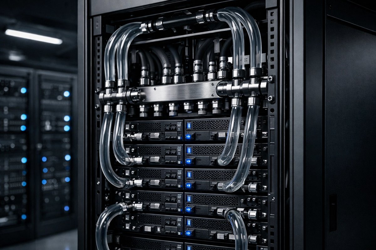 acepowerpro's tweet image. Air cooling is hitting a wall.

Your AC is about to become a heater.

- Power density is rising
- Racks are overheating
- Liquid cooling is next

Future-proof your tech today.

#DataCenter #Tech #LiquidCooling

How are you handling the heat?