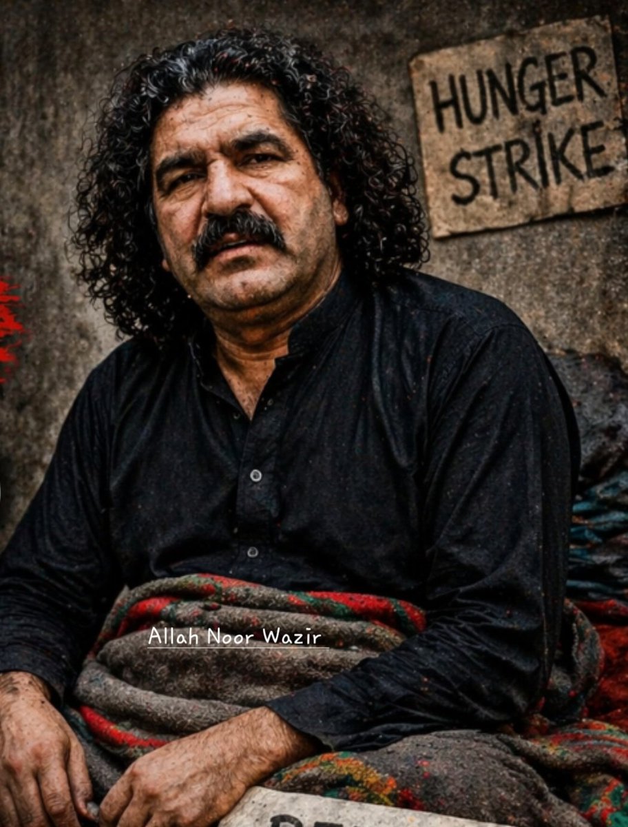 Pashtunkhowa's tweet photo. پختون تحفظ مومنٹ رہنما علی وزیر نے دادو جیل میں طبی سہولیات نہ ملنے پر بھوک ہڑتال، علی طبی سہولیات سے محروم،  ذرائع کے مطابق علی وزیر کو اگر جیل سے اسپتال منتقل نہ کیا گیا، تو صحت کی حالت حد سے زیادہ خراب ہو سکتی ہے، جیل حکام کا علی وزیر کو طبی سہولیات فراہم کرنے سے صاف انکار https://t.co/ZrWQi1ODVv