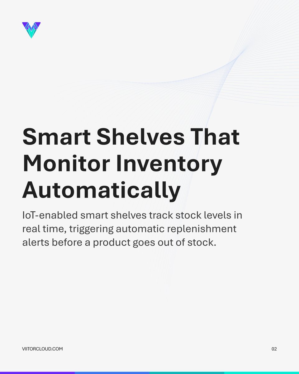 ViitorCloud's tweet image. As a Digital Experience Consulting and Services Company, @ViitorCloud deploys omnichannel IoT touchpoints to track foot traffic and increase basket size by 30%.

#IoT #RetailTech #ViitorCloud