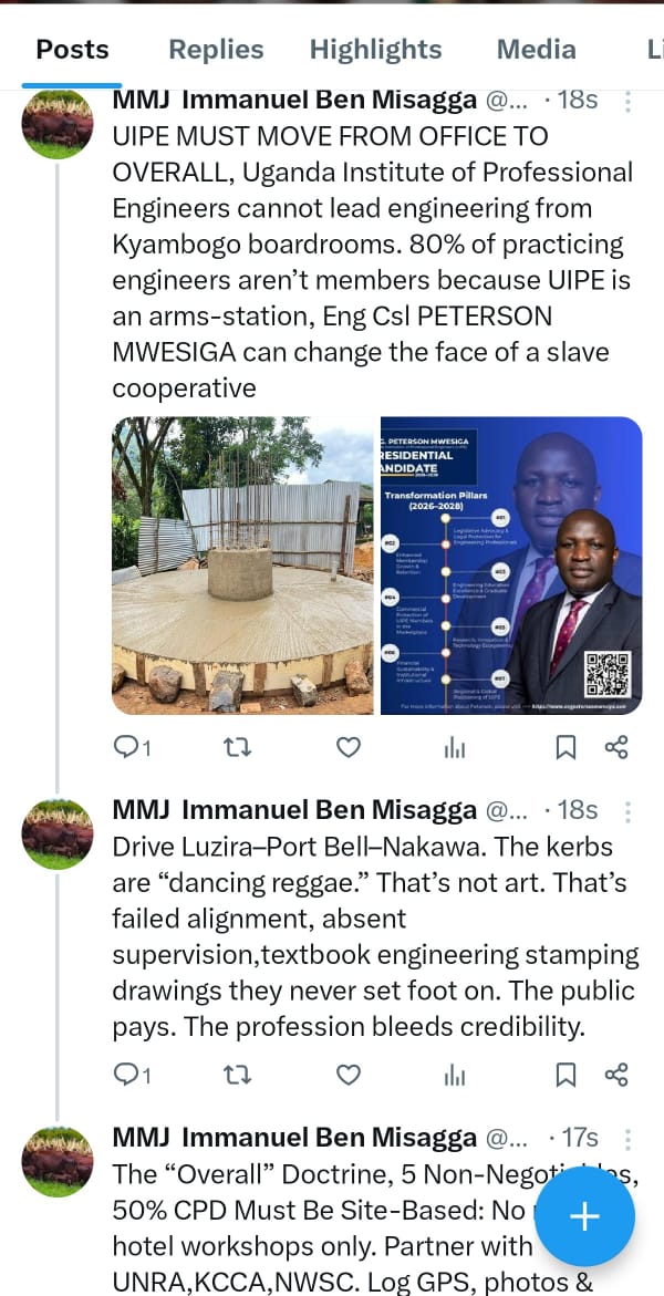 Peterson Mwesiga, FCIArb, MUIPE, R.Eng(U) tweet media