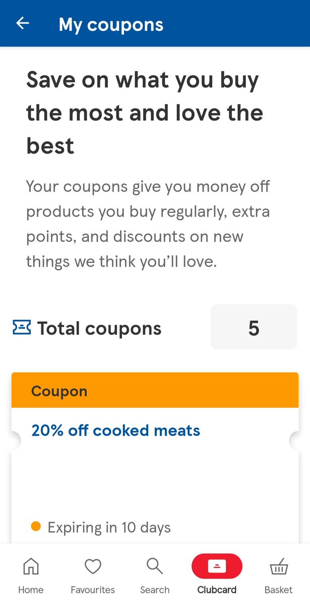 BlodImpaler's tweet photo. @Tesco My orders are full of plant based alternatives. Why the heck do you think I'd want money off meat when I literally never buy it? https://t.co/S7udv9XnRr