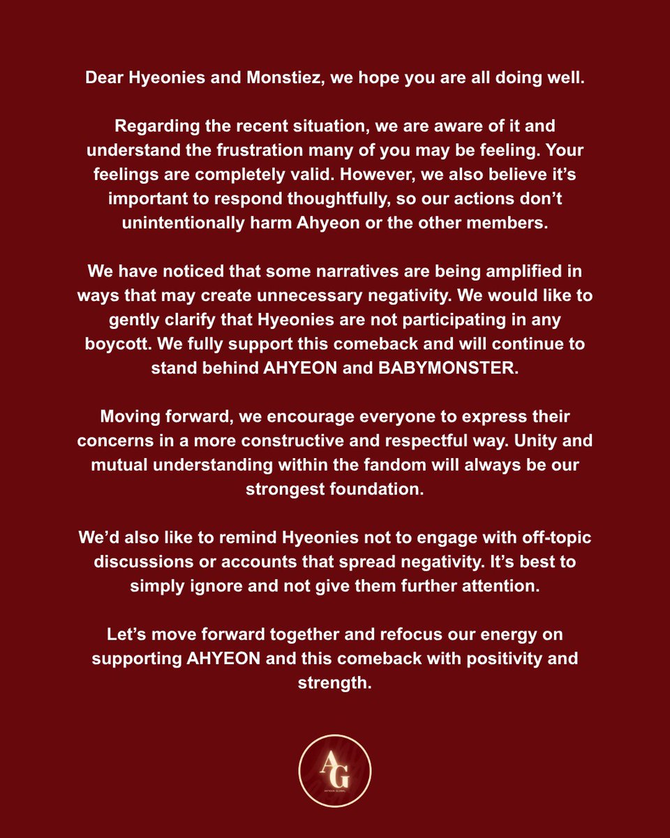 AHYEON GLOBAL tweet media