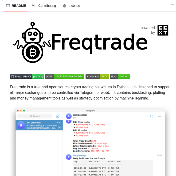 Crypto trading bot with backtesting and machine learning in Python Get ...