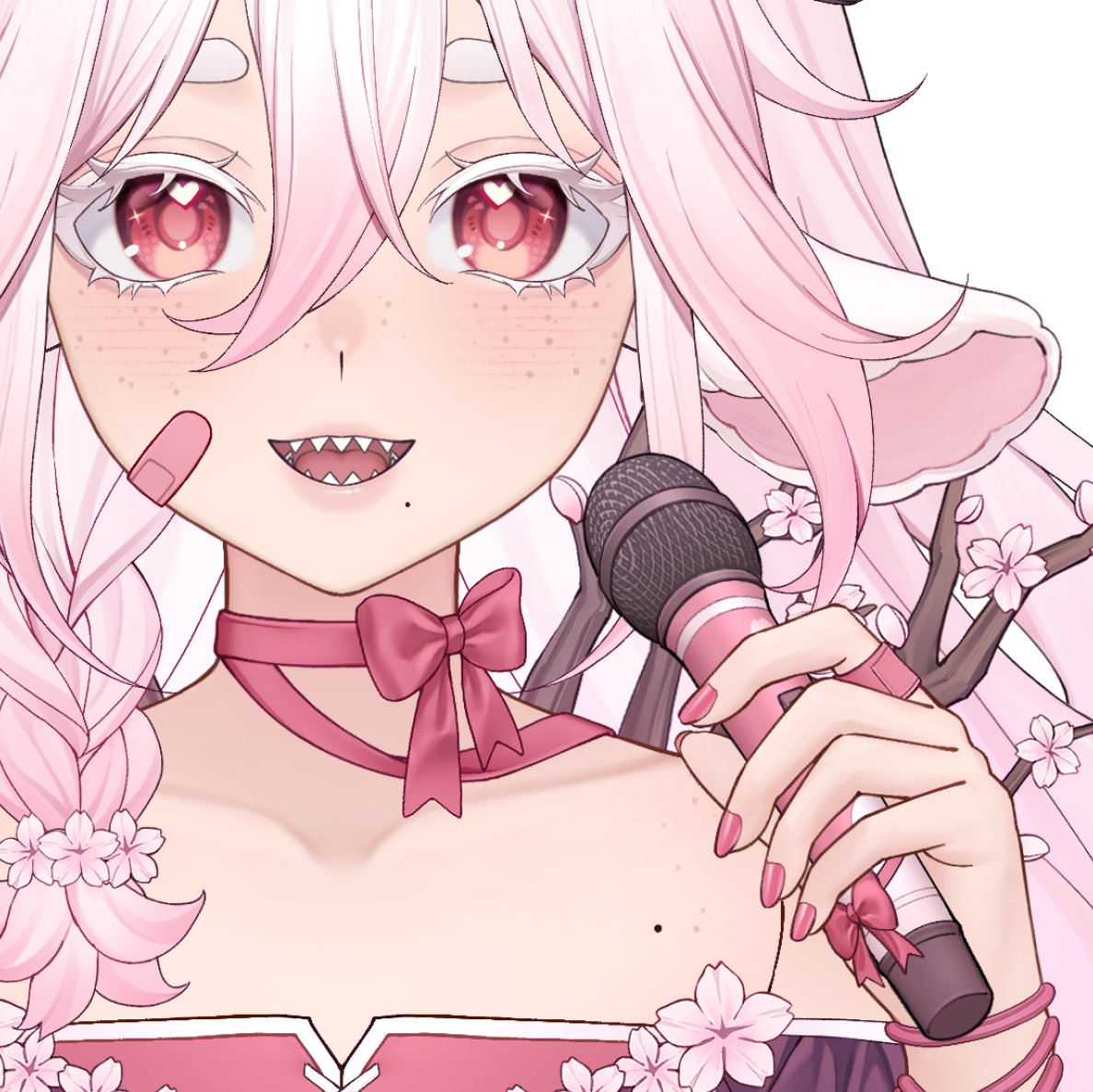 annimiao1's tweet image. Cute microphone🎤🎀
#Vtubers 
#live2d