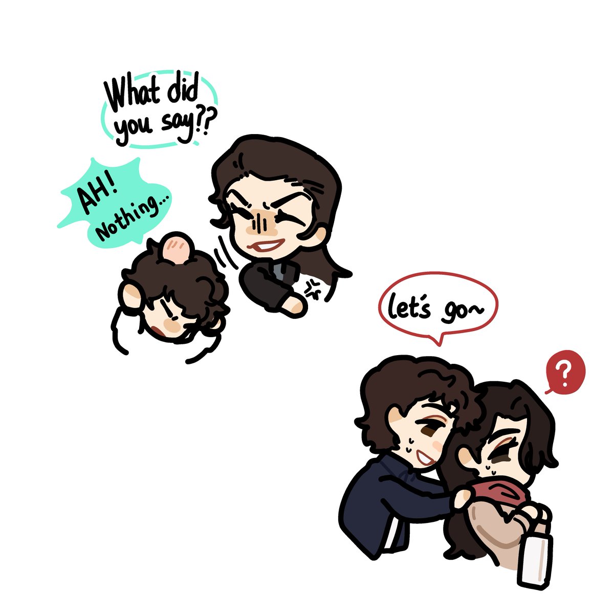 Gender swap 0.1

*1263、8731
*there are two kinds of sibling-like bond...

#f1fanart #georgerussell #estebanocon #kimiantonelli #oliverbearman #bearcon #1263 #8731