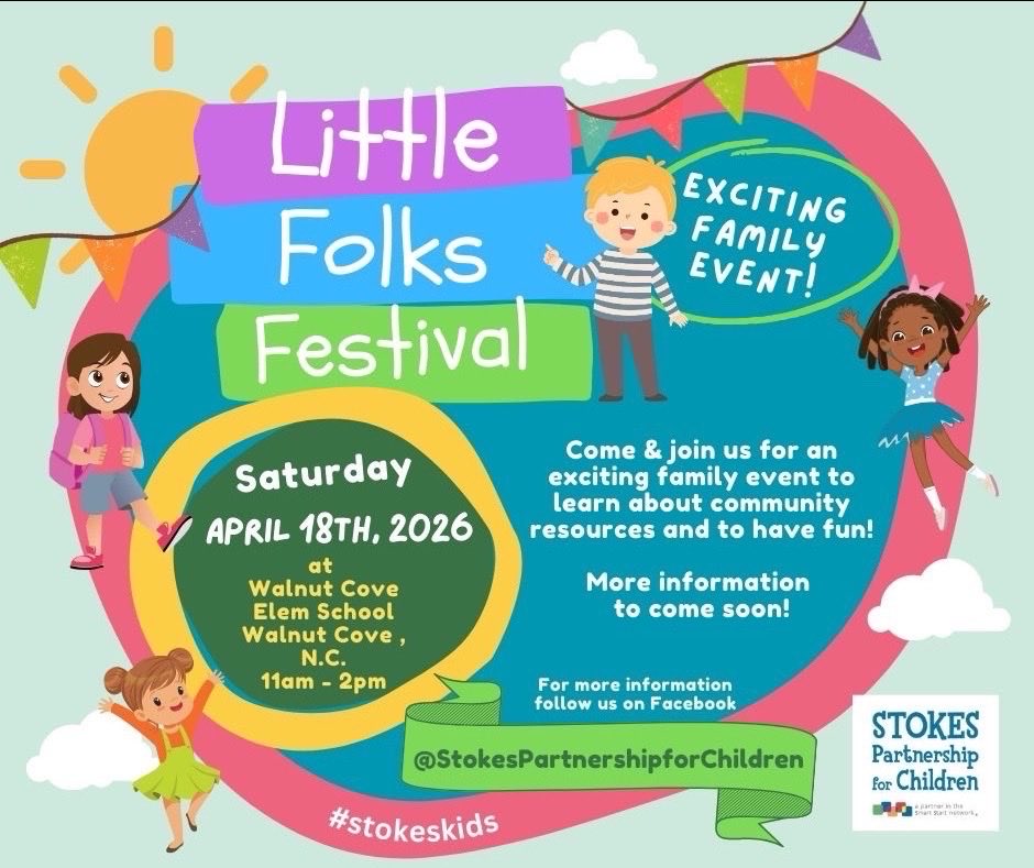 BottomsDanny's tweet photo. Sheriff Joey Lemons
Stokes County Sheriff’s Office

Today Saturday April 18, 2026 the Stokes County Sheriff’s Office will be taking part in the Little Folks Festival at Walnut Cove Elementary School. https://t.co/Fj13ezoNZi