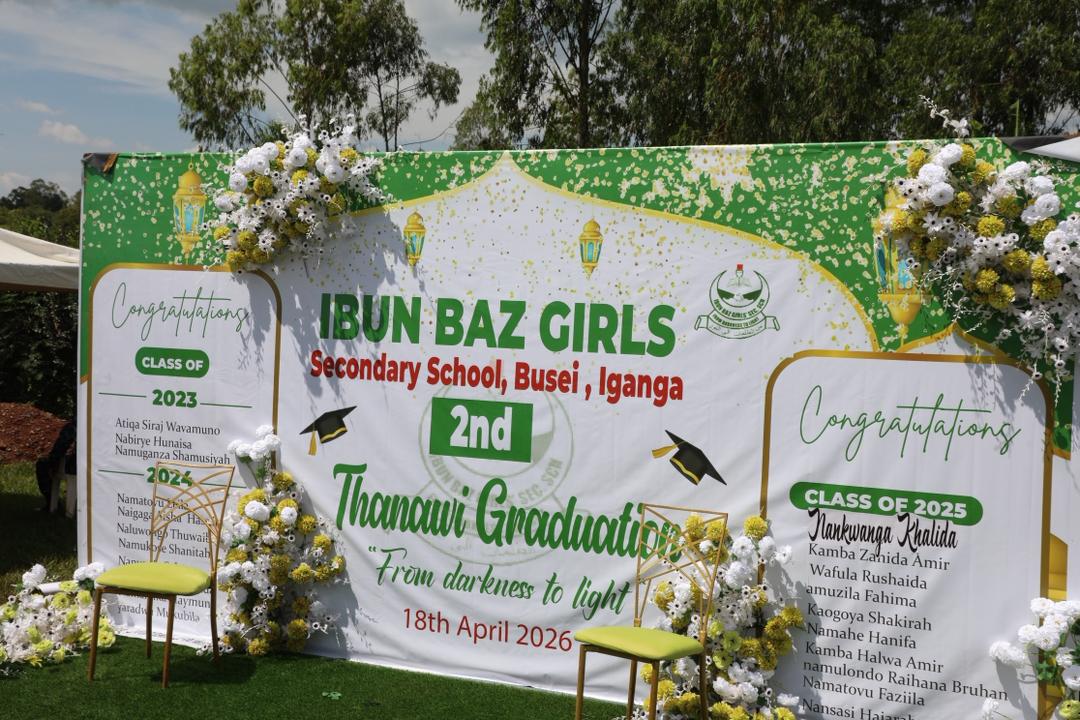 Happening; Ibun Baz Girls Secondary School, Busei–Iganga is hosting its 2nd Graduation Ceremony , held under the theme: “Qur’an and Science Are Not Parallel.” 

The event is marked by a momentous milestone; the official groundbreaking for the Namyalo Hadijah Science Laboratory