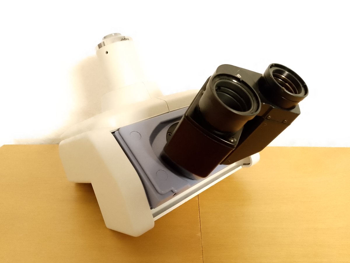 Nikon Eclipse E800 / E1000 microscope trinocular ergonomic tilting head ...