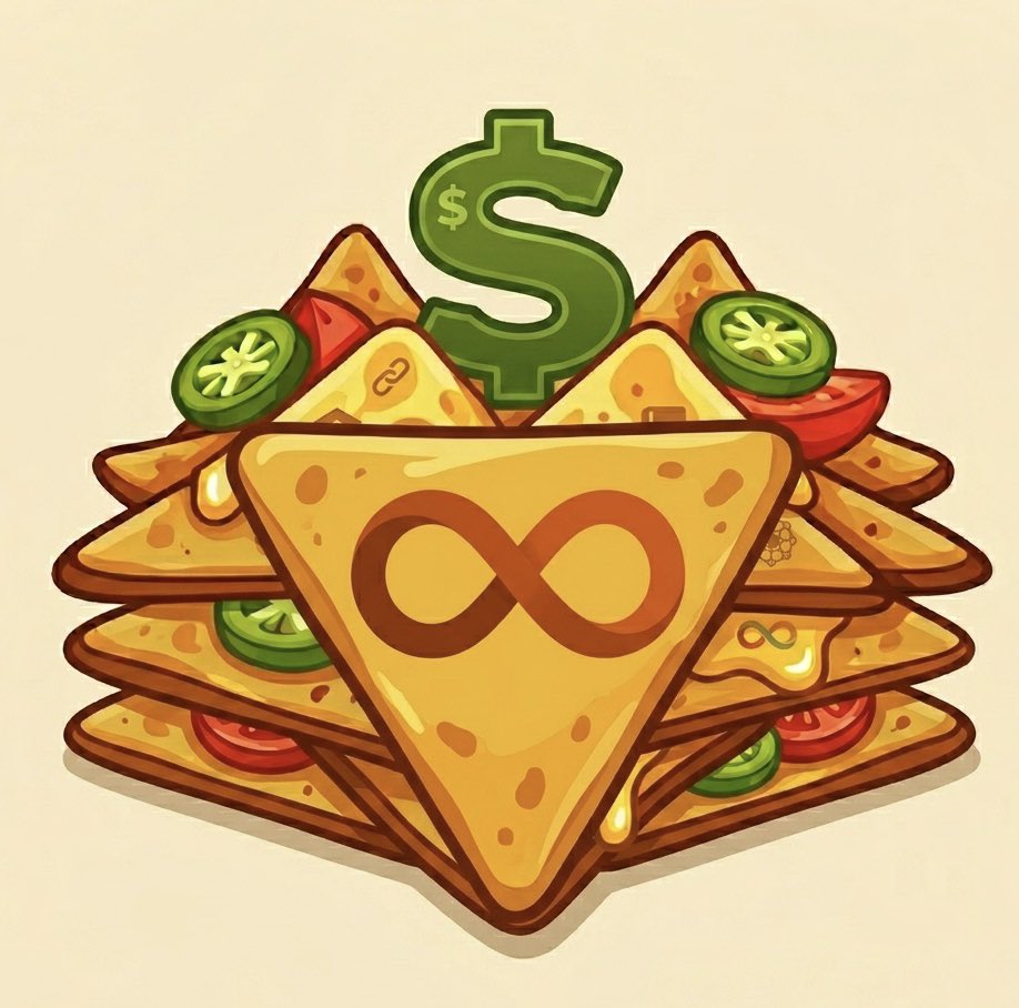 Harrythemoth212's tweet image. My $NACHOs logo contest entry 

The Infinity Nacho Stack: Endless Flavor, Bottomless Gains
#ICP #TACODAO