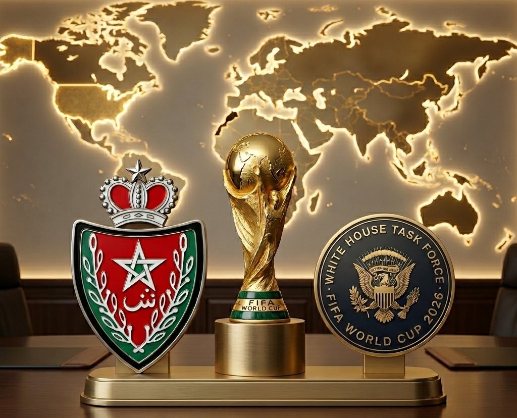 nasima_elyazidi's tweet image. Alors que le compte à rebours pour la Coupe du Monde 2026 est lancé au #Canada, aux #États_Unis et au #Mexique, la question sécuritaire s'impose comme le défi majeur. Dans cette architecture complexe, le #Maroc émerge non seulement comme un allié, mais comme un pilier