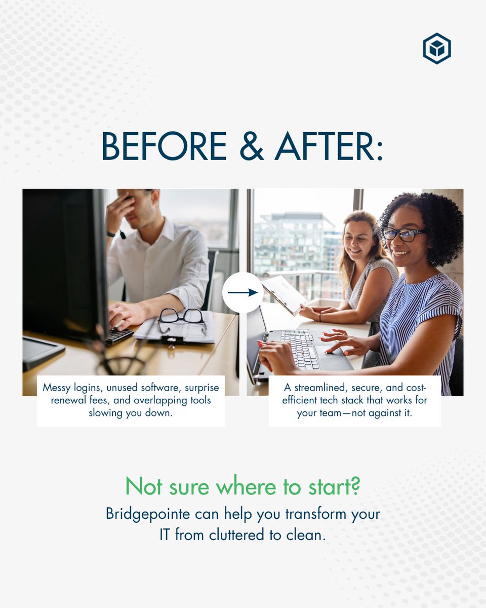 WZEnterprises's tweet image. Every year, tech clutter creeps in. Spring’s a great time to review your stack, rethink costs, and make a plan for smoother operations. I trust Bridgepointe for real-world best practices.
#TechLeadership #SpringCleanIT