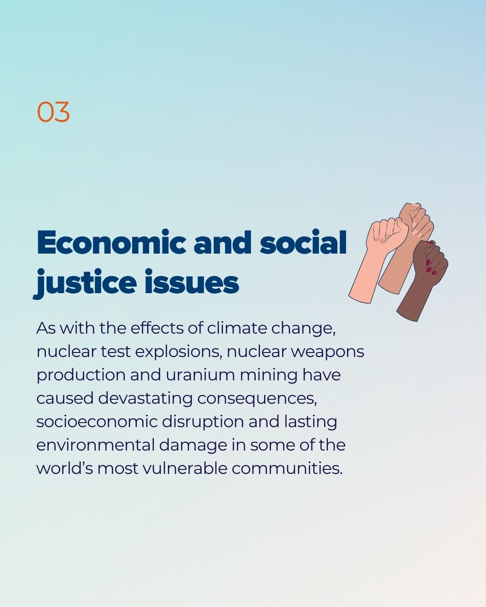 nuclearban's tweet image. Nuclear weapons aren’t just a threat to humanity. And the climate crisis only makes it worse. Our briefing paper explores these impacts and offers #NuclearBan backed solutions to protect the environment.

📄 Read more: 
icanw.org/climate_crisis…

#ClimateCrisis