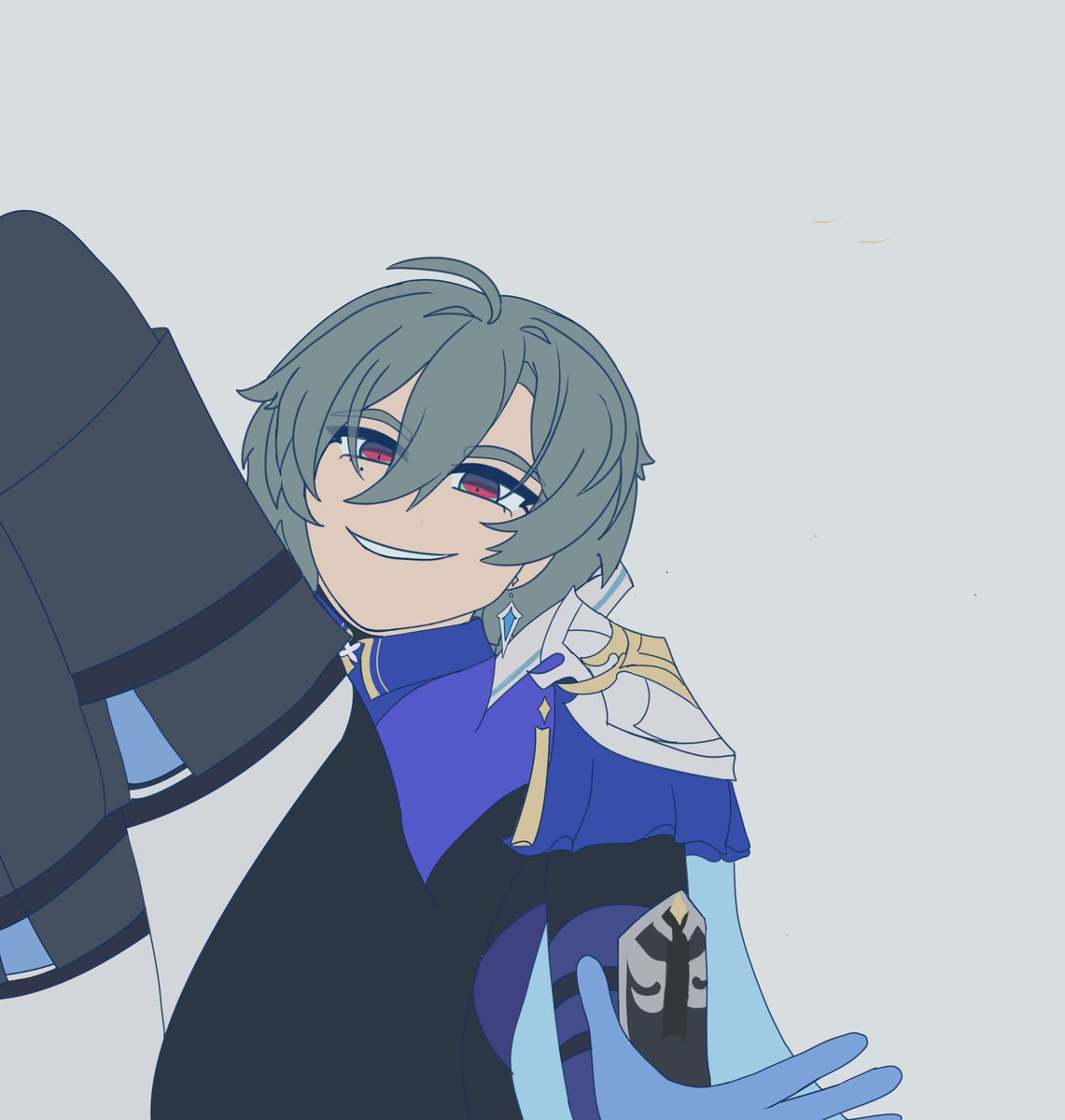 KayNaida_'s tweet photo. LOHEN AGAIN?!

Looking around the port and watching him basically welcoming his underlings shooting him is so funny but really shows he has a few marbles loose.

Again @Nick__Wolfhard is doing such a great job, keep it up
#lohen #lohenfanart #genshinimpact #genshin #genshinfanart https://t.co/hMWEmFO7y3