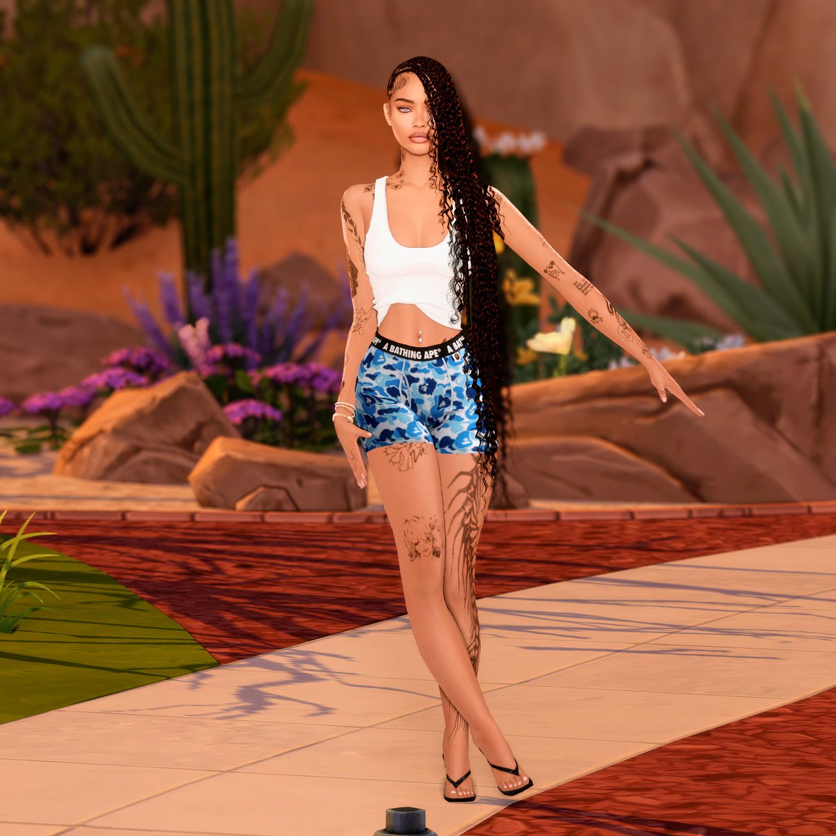 moodysimmerr's tweet image. chile, i was trying to learn how to create poses and idek what happened fr… only half of the pose saved. whoever said this is easy, you a damn LIE!😭😭•
#thesims4 #fail