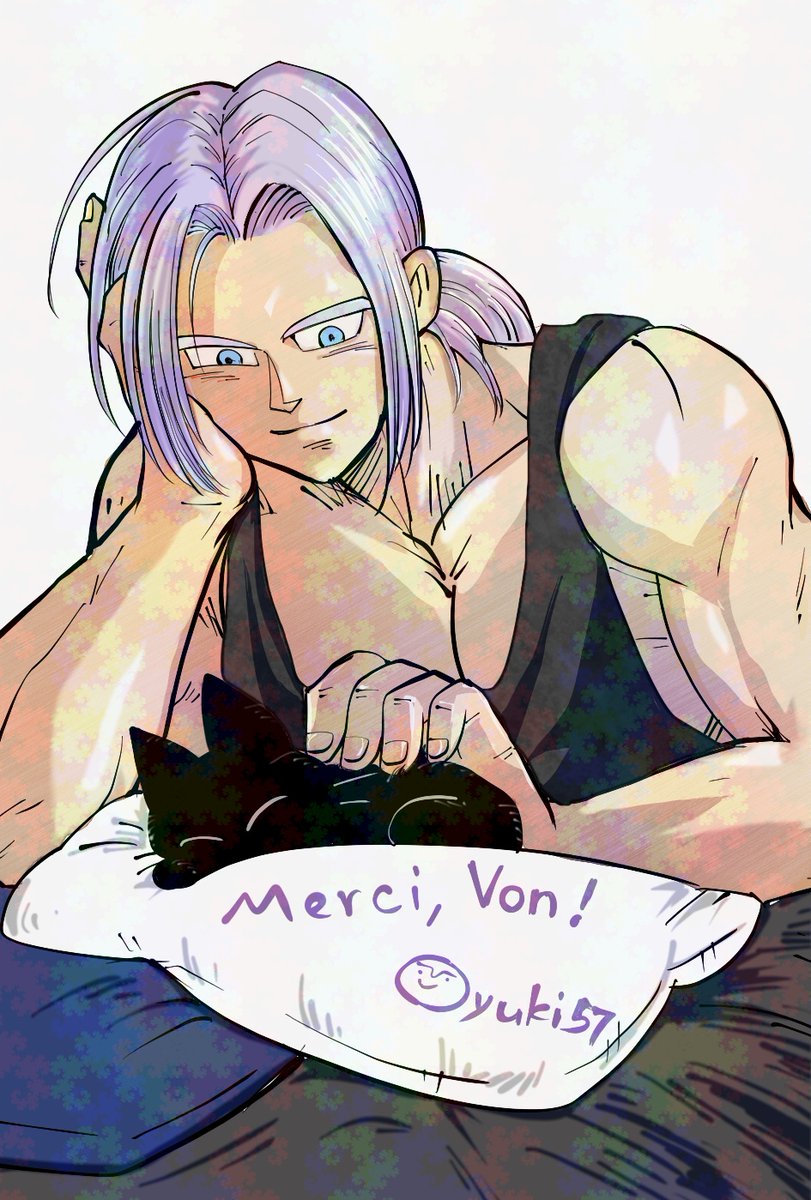 Oyuki57's tweet image. おじいちゃんちの猫と未来トランクス

#trunks

色々教えて助けてくれたVonちゃんへ。
Merci,  Von!
@vondbz2