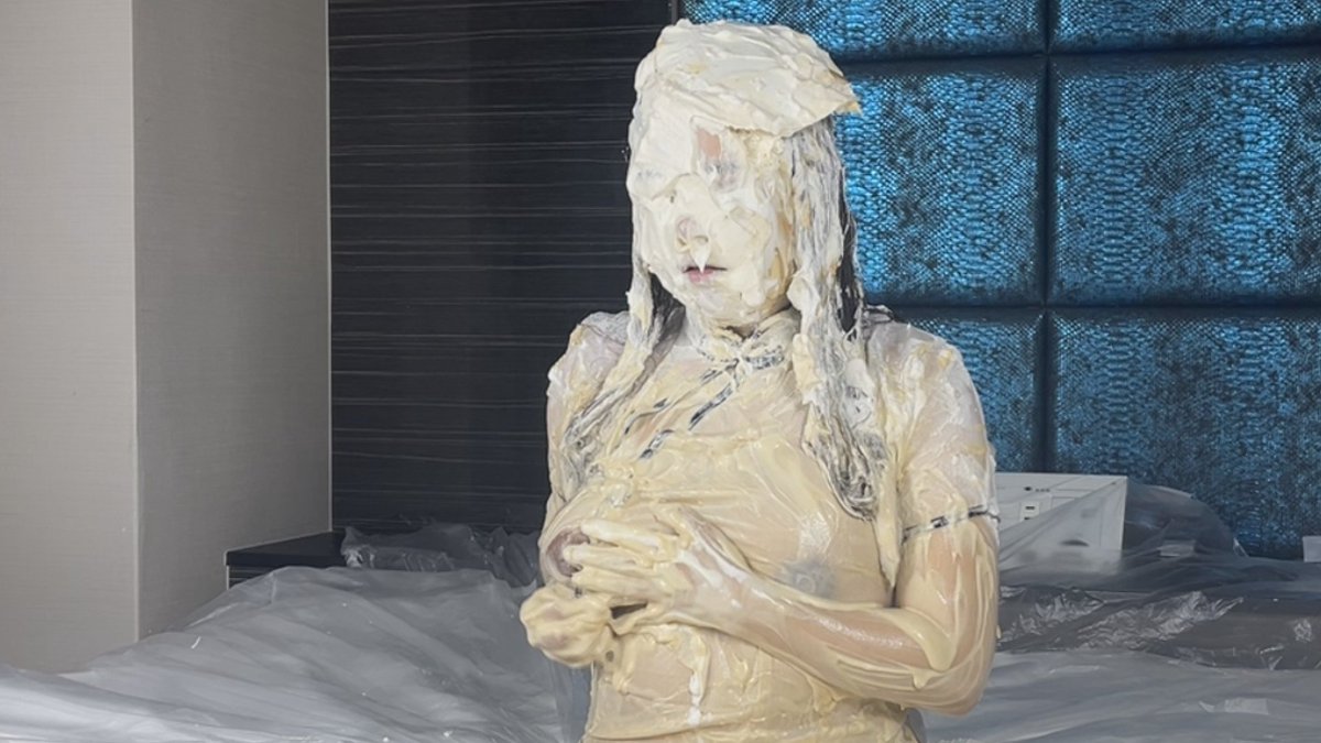 ozone_birth's tweet image. プレミアムプラン限定更新🎂
今回はThe Cream サツキ　別カメラ映像②です！
クリームまみれの体はさらに汚れていく！！
#messy #メッシー