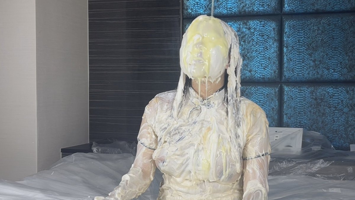 ozone_birth's tweet image. プレミアムプラン限定更新🎂
今回はThe Cream サツキ　別カメラ映像②です！
クリームまみれの体はさらに汚れていく！！
#messy #メッシー