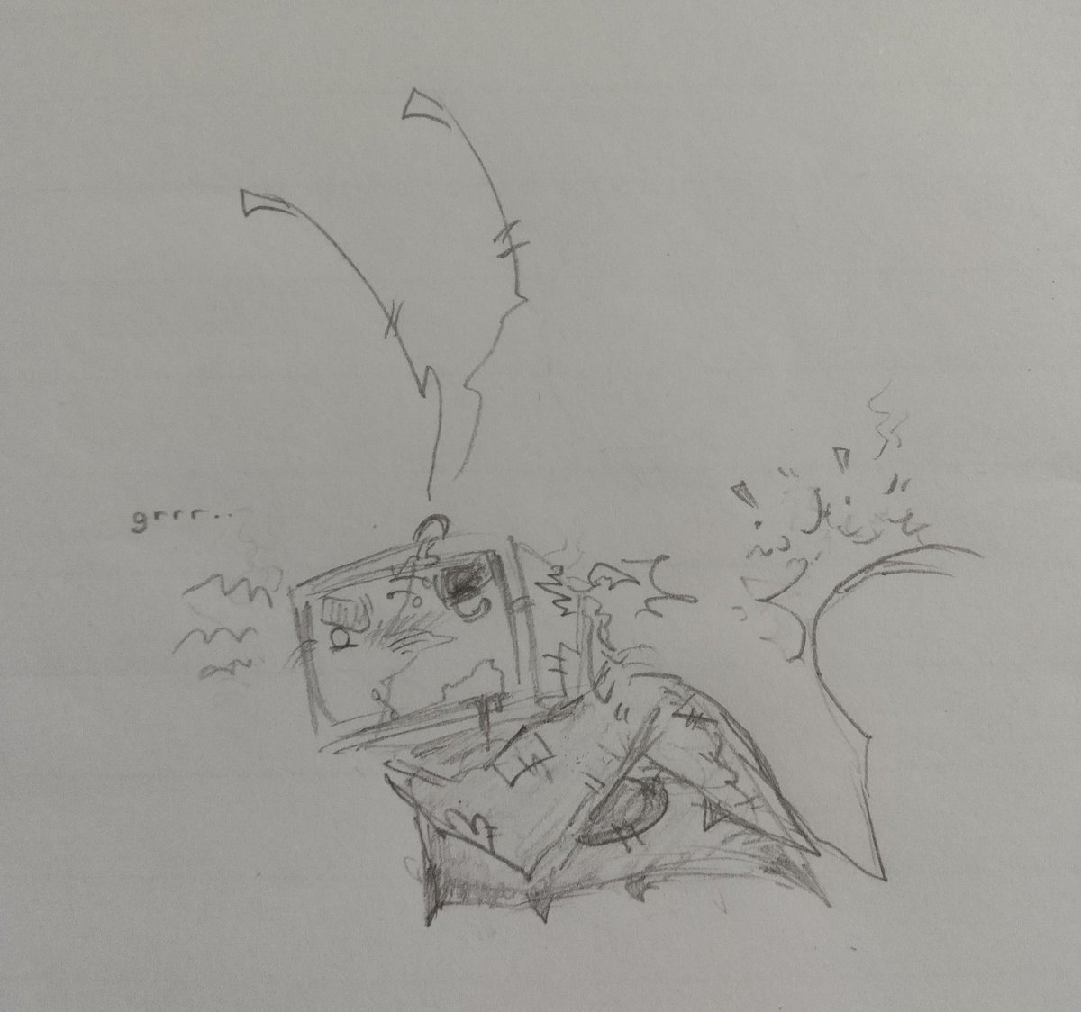 Ping_Nea's tweet photo. Hello vee zapped creation from #dandysworld you. You. You little rascal .,  i .  hate. you  . .. ..I HAATEE YOUUU https://t.co/dDRa5X5CmA