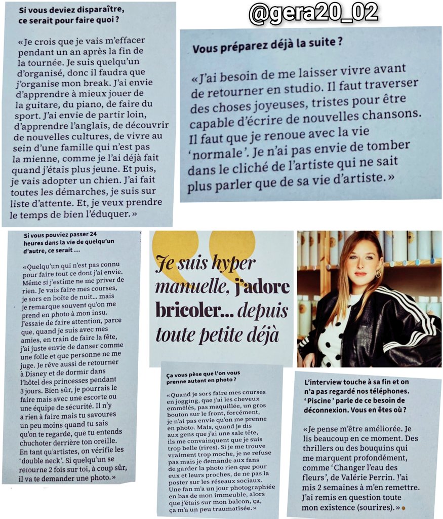 JujuFanShip's tweet image. Extraits de l'interview #HelenaBailly pour le magazine belge Max @sudinfo_be 
Disponible en kiosque en Belgique. 
Un grand merci à @gera20_02 ❤️
