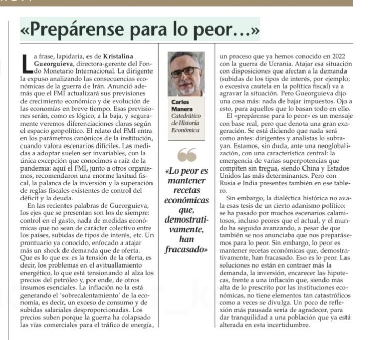 Carles Manera tweet media