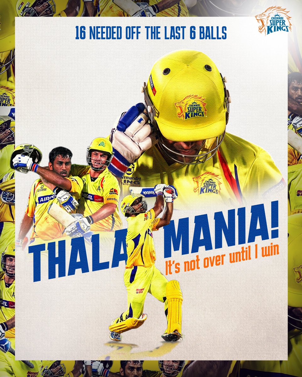 csk_official_'s tweet photo. When the odds are against, the best ones roar 🔥

#OnThisDay, 16 years ago in Dharamshala, history began to turn 💪🏻

#WhistlePodu https://t.co/0wUIC4fidf