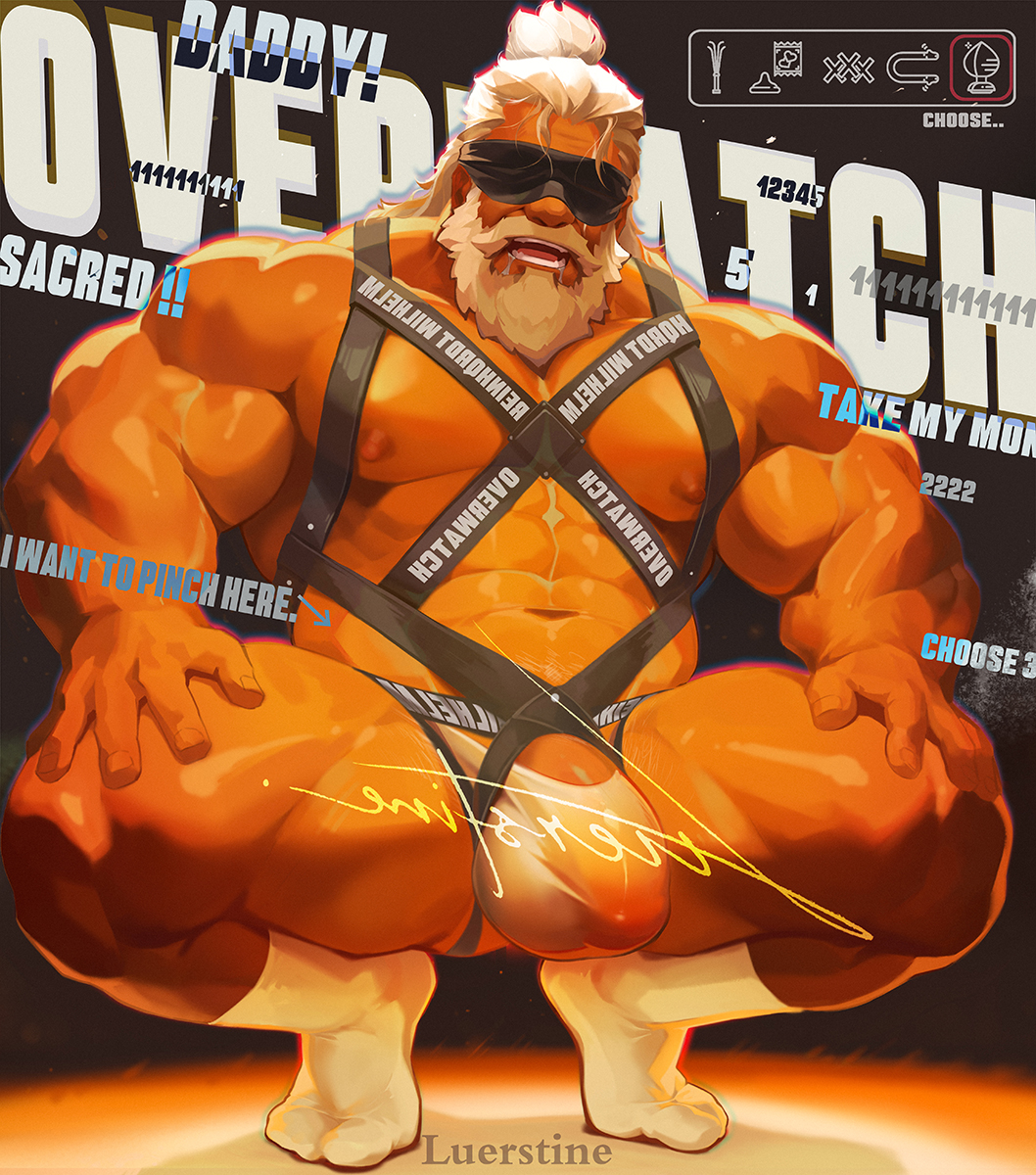 Luerstine's tweet photo. Reinhardt is waiting for you in special sexy underwear.

#Reinhardt #Overwatch #Overwatch2 https://t.co/hC4jwby8vK