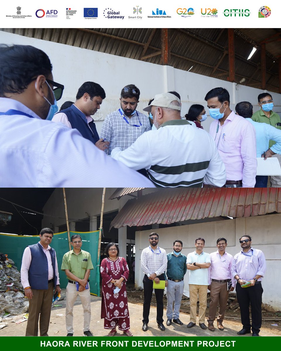 hrfdproject's tweet photo. Day 2 | Field Visit of AFD Delegates, NIUA and ASCL officials to the Solid Waste Processing Plant at D.C. Nagar under CITIIS 2.0. An insightful on-ground review focusing on sustainable waste management and strengthening urban service systems.

#CITIIS2 #ASCL https://t.co/rU8H5rEkCV