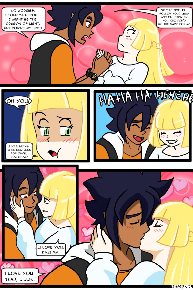RioKantar's tweet image. A mini comic of Kazuma and Lillie. 5 years before the Galar comic...roughly lol #pokemon #comic