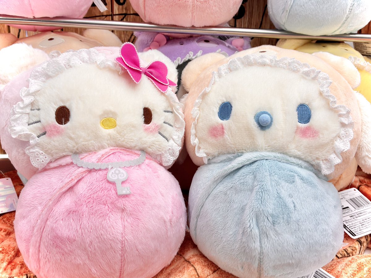 🌟本日の注目プライズ🌟】 ふわふわのおくるみに包まれた サンリオ