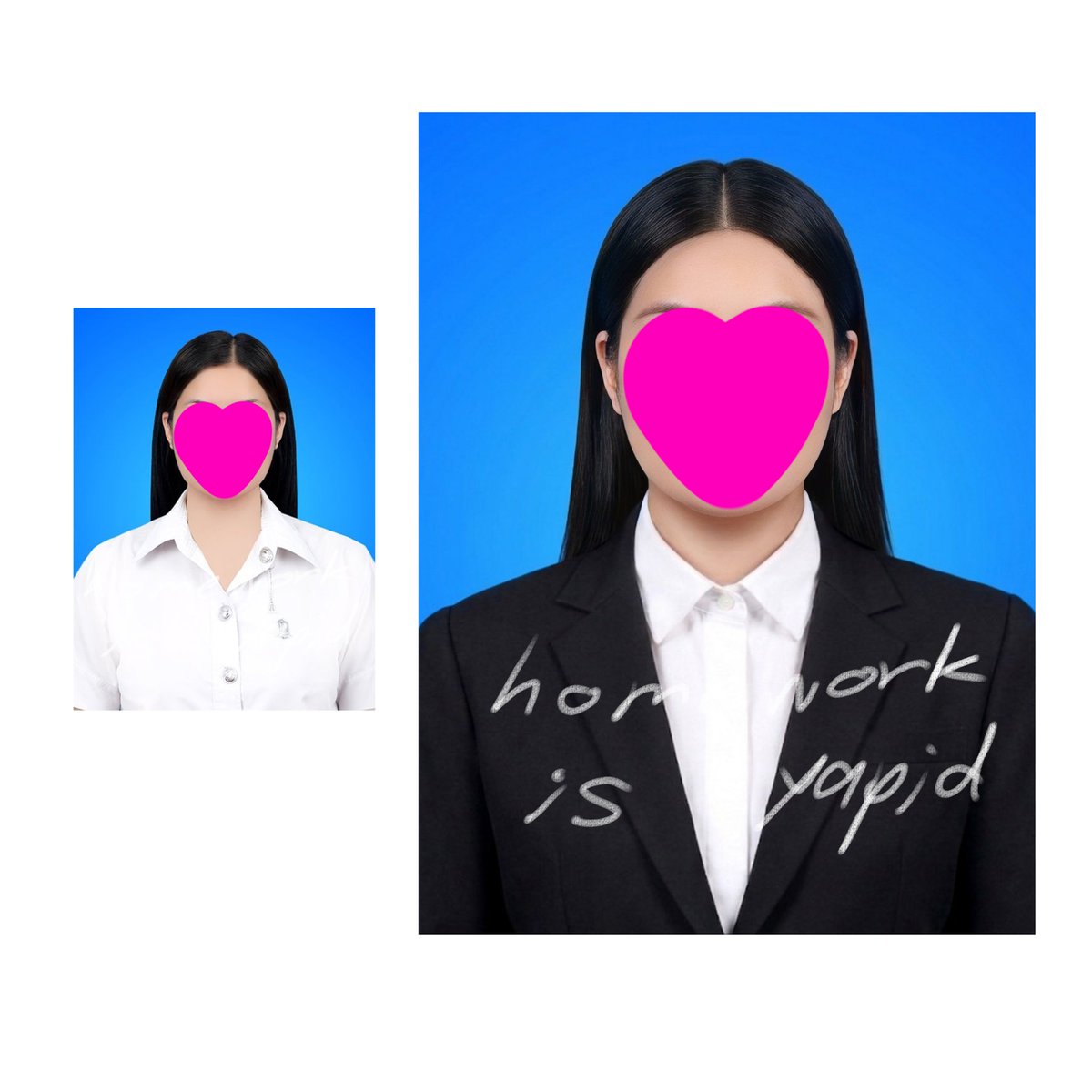 รับแต่งรูปติดบัตรนศ.❤️🩹🚏 ตัดต่อรูป ทำการบ้าน tweet media