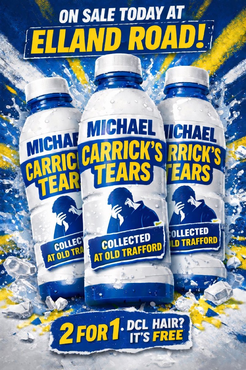 LadToLeeds's tweet photo. Look out for these today! 👀😆

Drink it up whilst listening to the latest pod episode. 
👉🔊 https://t.co/sJF4xDiOil

#LUFC #ALAW #Leeds @LUFC #LEEWOL https://t.co/96pk4Nnm9m